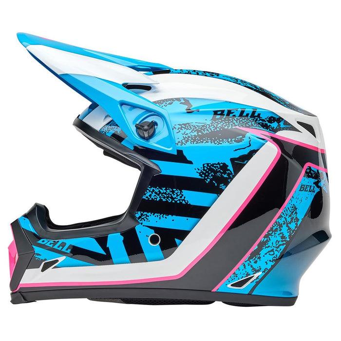 Bell Moto MX-9 MIPS Blue/Pink Breakdance 2X-Large