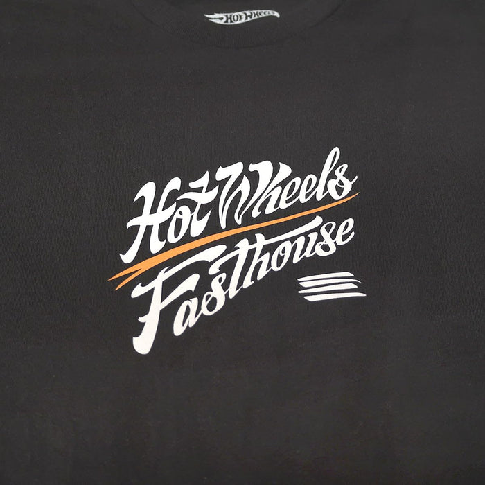 Fasthouse Hot Wheels Dealer Midweight SS Tee Graphite Black 2X-Large