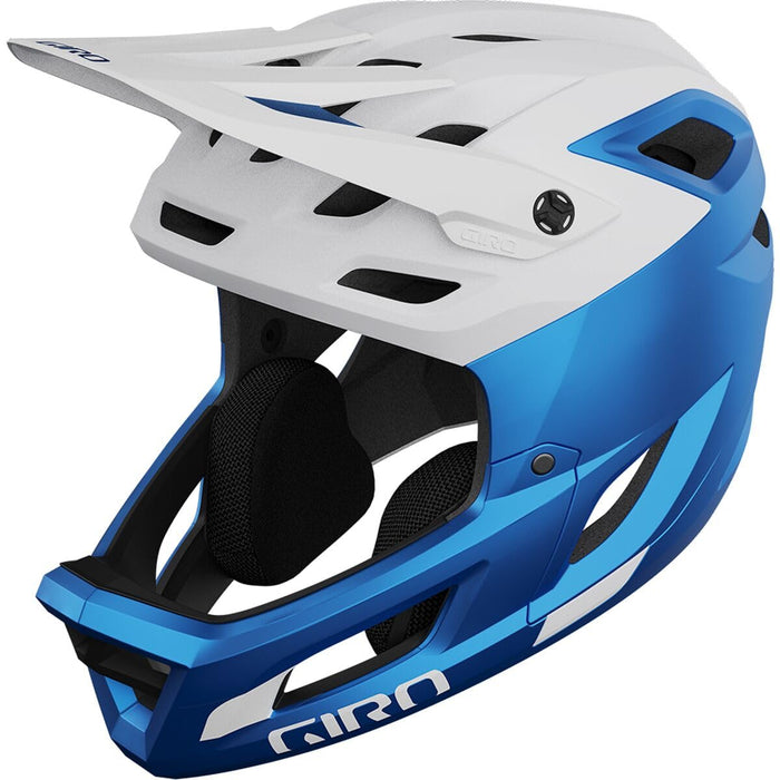 Giro Coalition Spherical Matte White/Ano Blue Medium