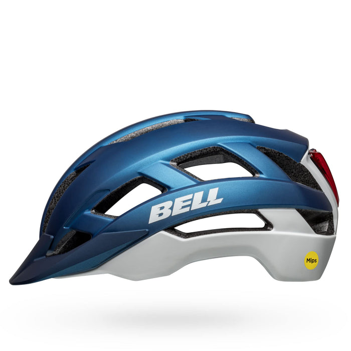 Bell Bike Falcon XRV LED MIPS Bicycle Helmets Matte Blue/Gray Large