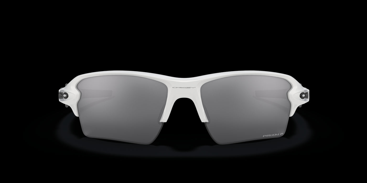 Oakley Flak 2.0 Xl Polished White W/ Prizm Black Polarized