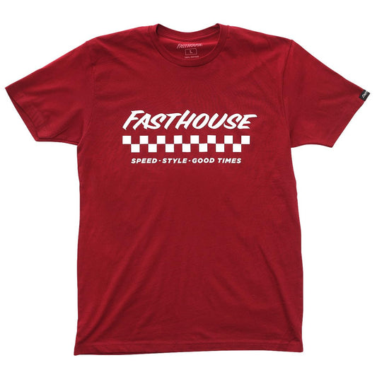 Fasthouse Apex SS Tee Cardinal X-Large