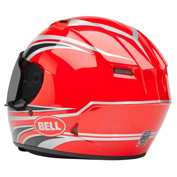 Bell Moto Qualifier Charcoal/Candy Red Conduit Medium