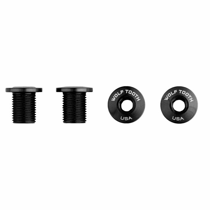 Wolf Tooth Set of 4 Bicycle Chainrings Bolts for M8 threaded chainrings (10 mm long)