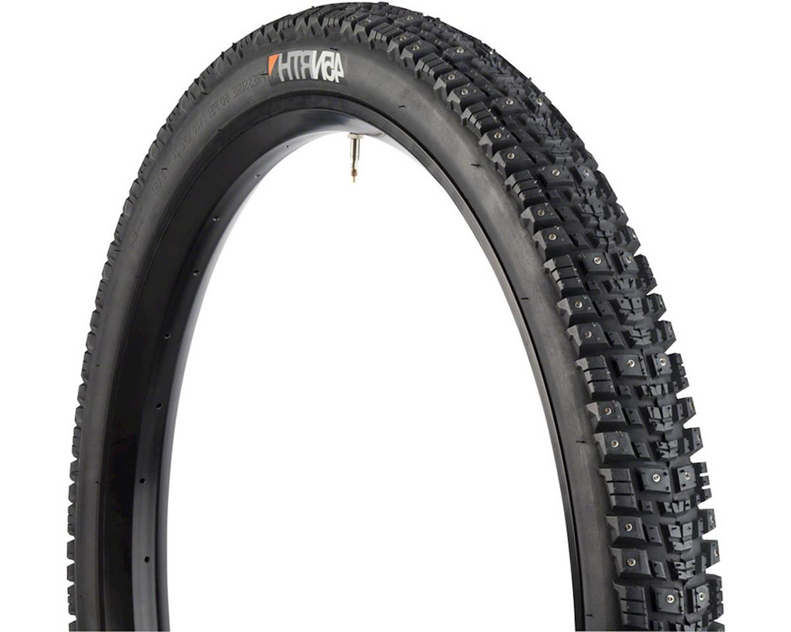 45NRTH Gravdal Tire - 26 x 2.0 Clincher Wire Black 33 TPI 216 Carbide Steel Studs Bicycle Tires