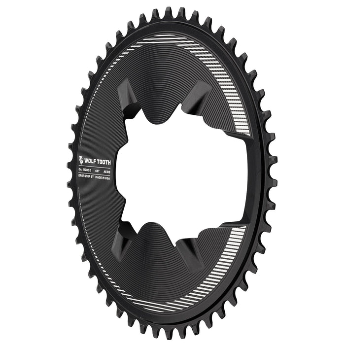 Wolf Tooth Aero Direct Mount Chainrings for Shimano Dura-Ace R9200 Cranks