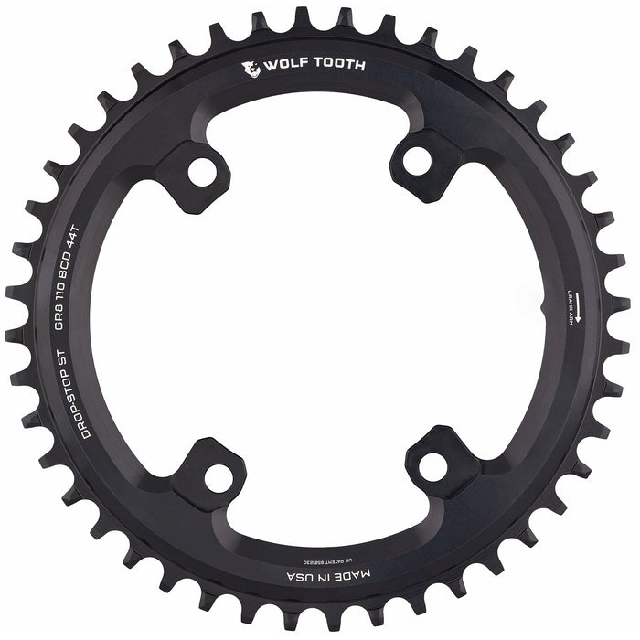Wolf Tooth 110 BCD Asymmetric 4-Bolt Chainrings for Shimano GRX Cranks
