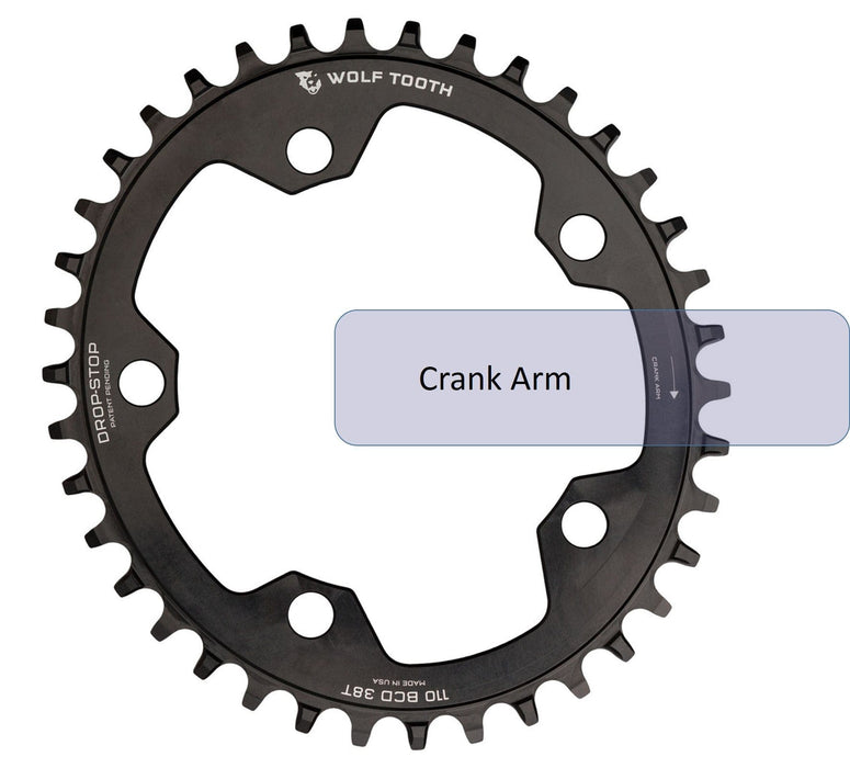 Wolf Tooth Oval 110 BCD Gravel / CX / Road Bicycle Chainrings