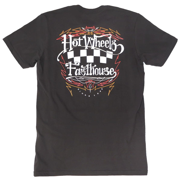 Fasthouse Hot Wheels Striper Midweight SS Tee Black 2X-Large