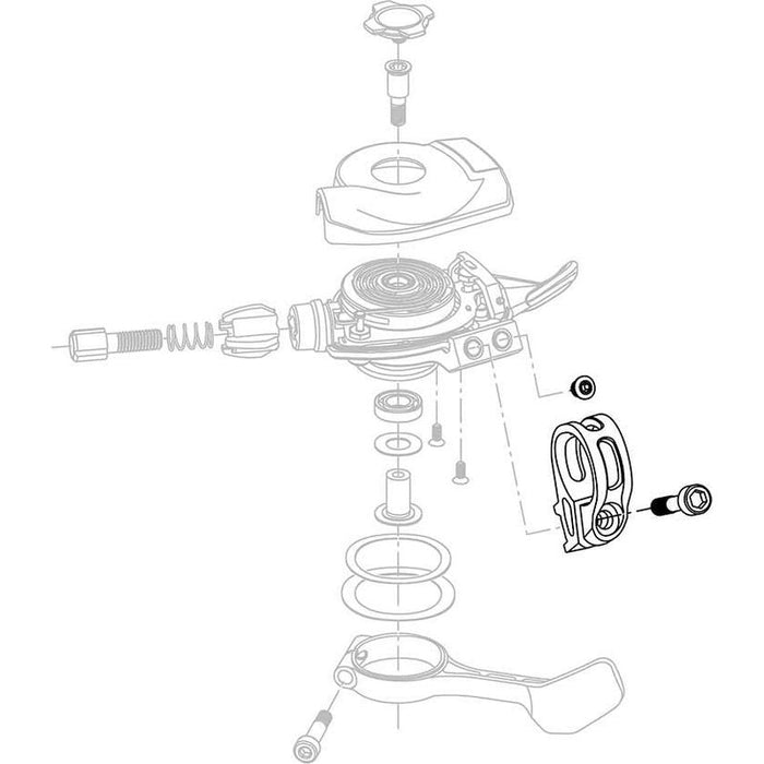 SRAM Lever Clamp Kit / Discrete Trigger Clamp Assembly for Bicycle Shifters