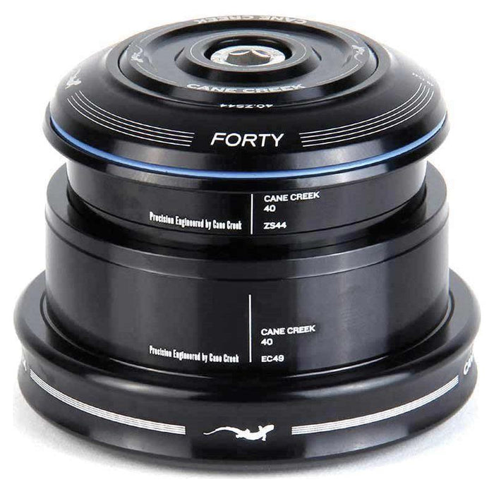 Cane Creek 40 ZS44/28.6 / EC49/40 Tapered Headset Tapered Steerer Black