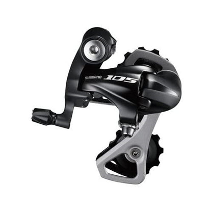 SHIMANO REAR DERAILLEUR, RD-5701-L, 105, SS 10-SPEED DIRECT ATTACHMENT, COMPATIBLE WITH LOW GEAR 25-30T FOR DOUBLE, BLACK