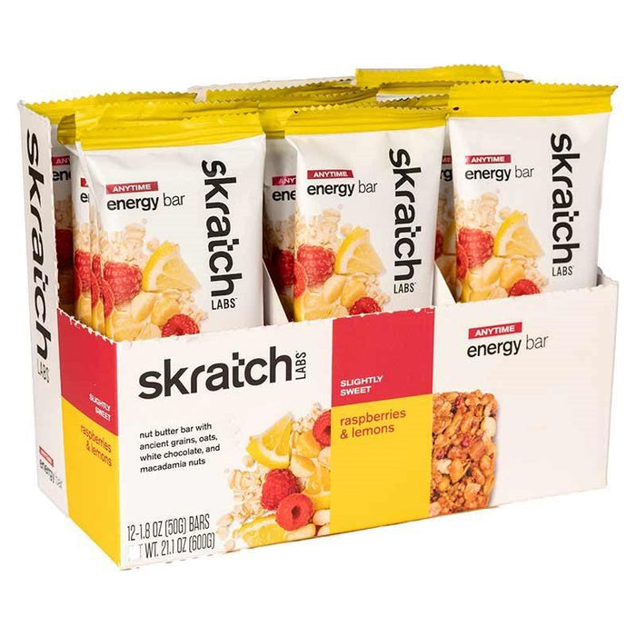 Skratch Labs Anytime Energy Bars Rasberry/Lemon 12Pcs