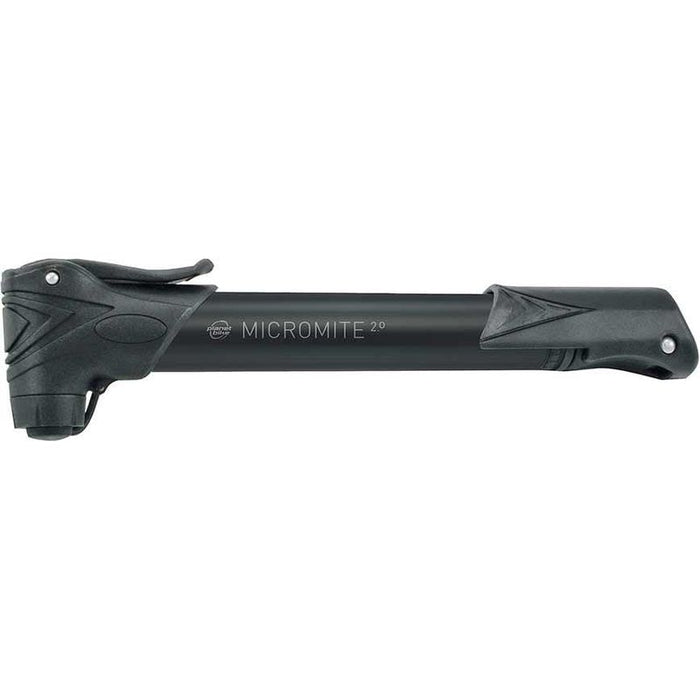 Planet Bike Micro Mite II Dual Stage Mini Frame Pump: Presta/Schrader Black