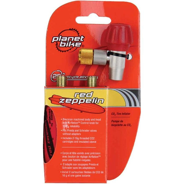 Planet Bike Red Zeppelin Bicycle CO2 Inflators