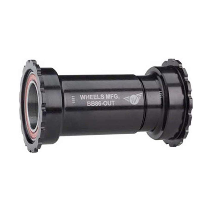 Wheels Manufacturing BB86/92 SRAM Bottom Bracket with ABEC-3 Bearings Black Cups - Threaded