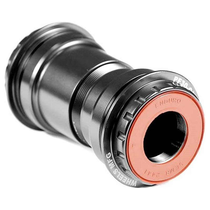 Wheels Manufacturing PressFit 30 to Shimano Bottom Bracket with Angular Contact Bearings Black Cups