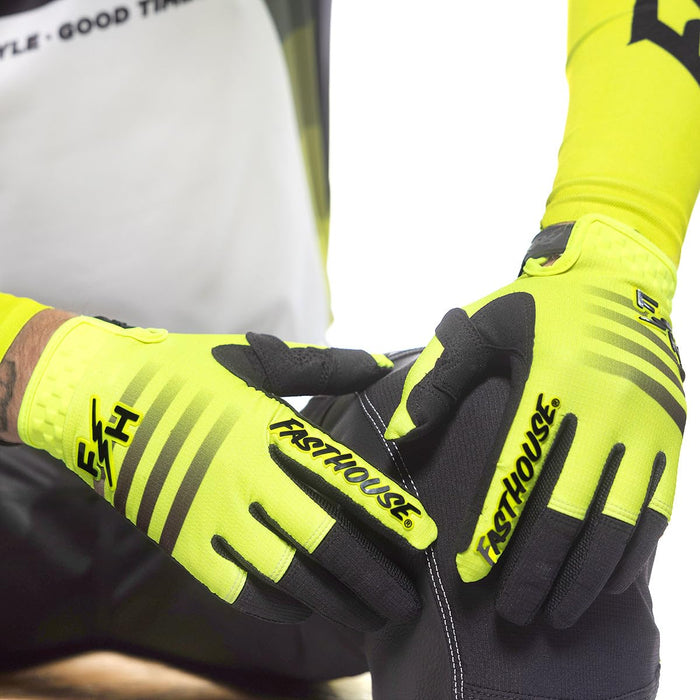 Fasthouse Elrod HyperSonic Glove High-Viz  Small