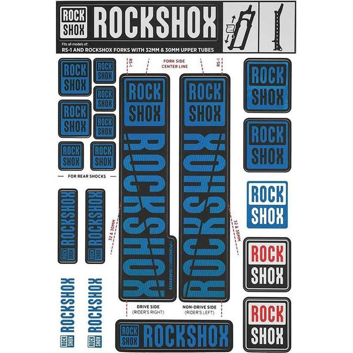 RockShox Decal Kit Bicycle Forks Accessories