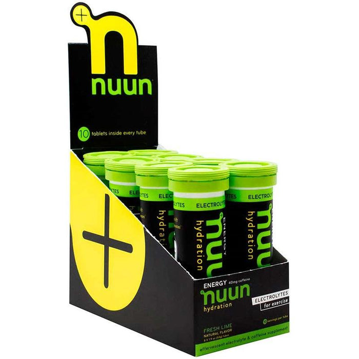 Nuun Sport With Caffeine Electrolyte Bicycle Nutrition Drink Mixes