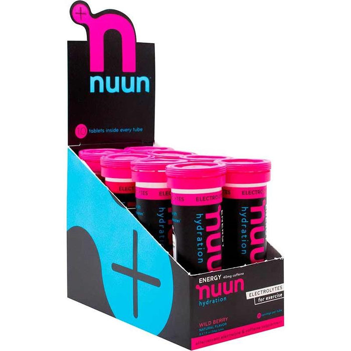 Nuun Sport With Caffeine Electrolyte Bicycle Nutrition Drink Mixes