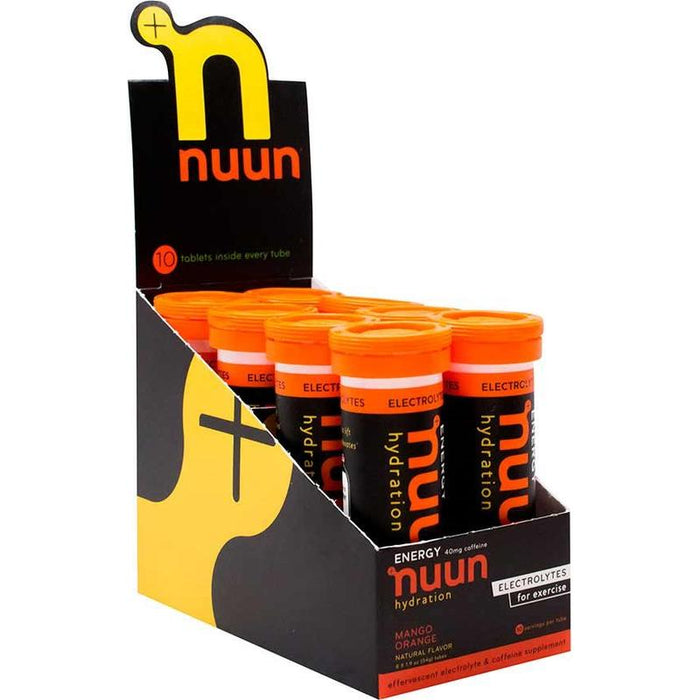 Nuun Sport With Caffeine Electrolyte Bicycle Nutrition Drink Mixes