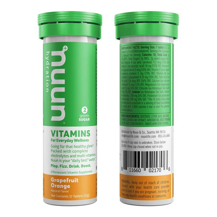Nuun Vitamins Tablets Bicycle Nutrition Drink Mixes