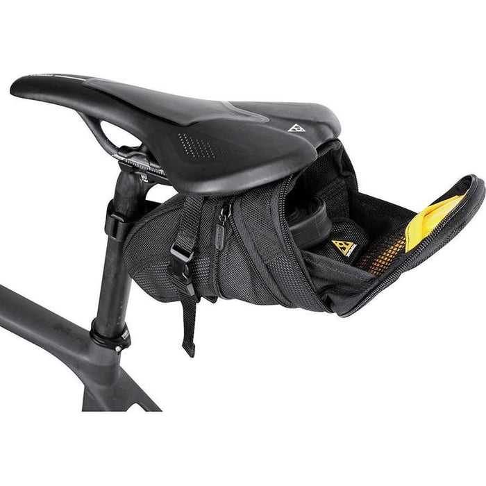 Topeak Aero Wedge Seat Bag - Strap-on Medium Black