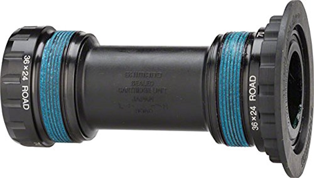 SHIMANO BOTTOM BRACKET, BB-R9100, RIGHT & LEFT ADAPTER (ITALIAN THREADED), W/O TL-FC24