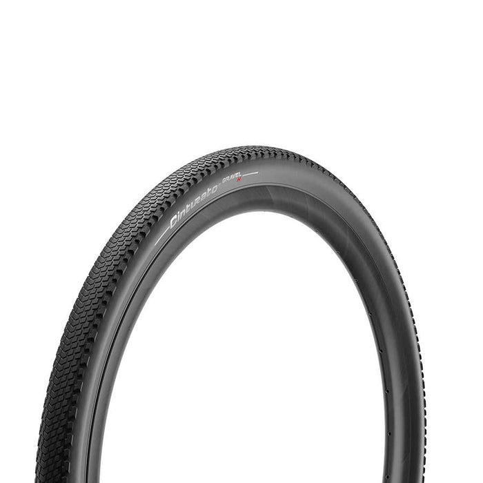 Pirelli Cinturato Gravel H, Gravel Tire, 700x45C, Folding, Tubeless Ready, SpeedGrip, 127TPI, Black