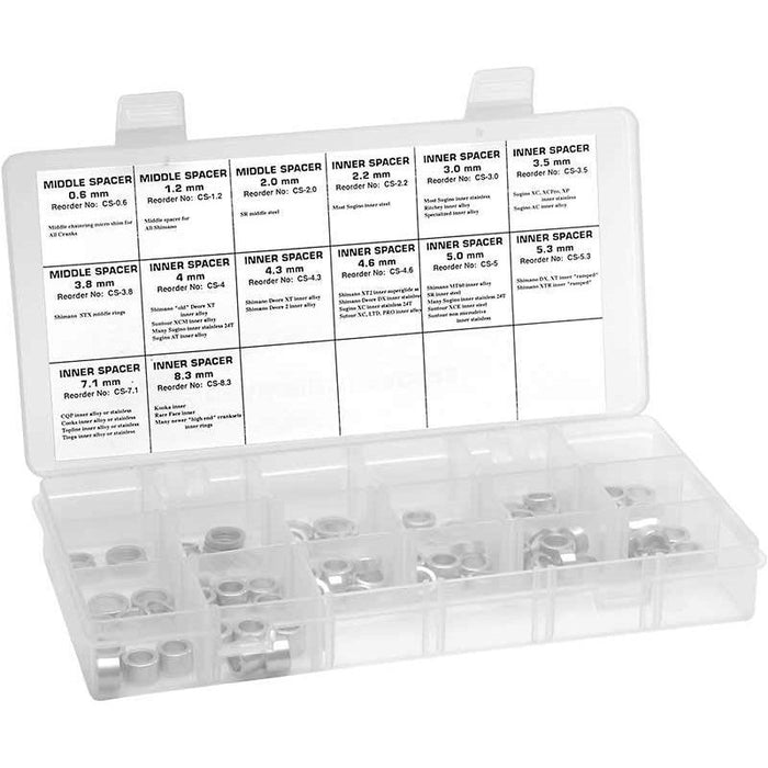 Wheels Manufacturing Small Chainring Spacer Kit 120 Pieces