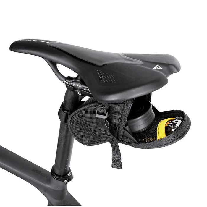 Topeak Aero Wedge Seat Bag - Strap-on Micro Black