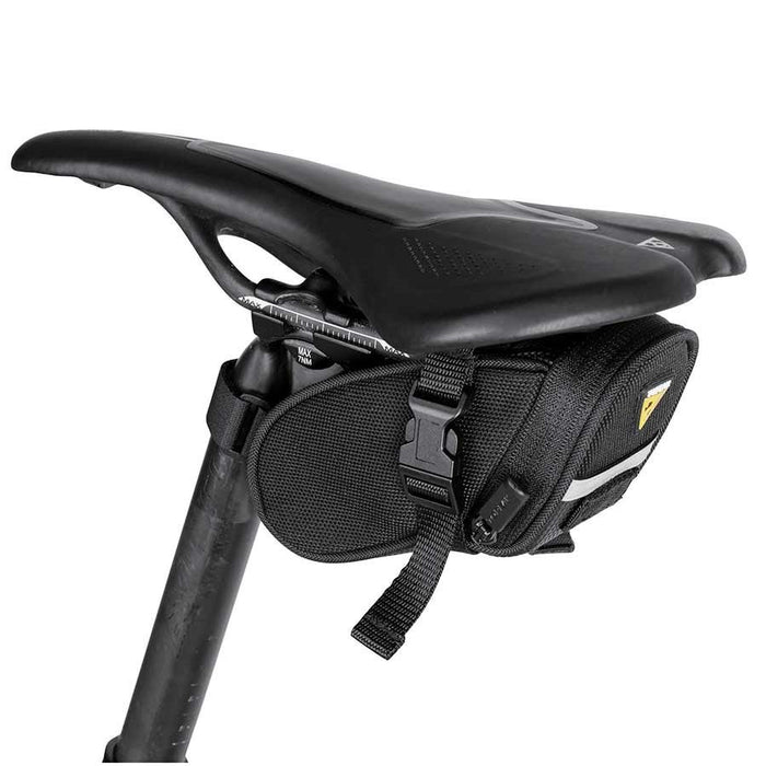 Topeak Aero Wedge Seat Bag - Strap-on Micro Black