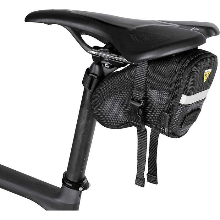 Topeak Aero Wedge Seat Bag - Strap-on Small Black