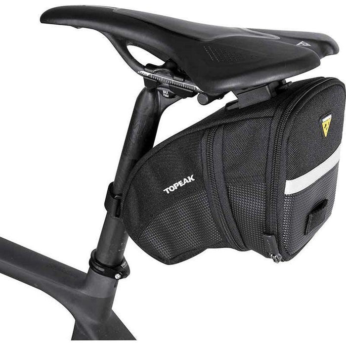Topeak Aero Wedge Seat Bag - QuickClick Large Black