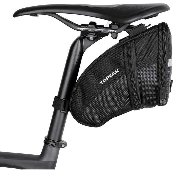 Topeak Aero Wedge Seat Bag - QuickClick Large Black