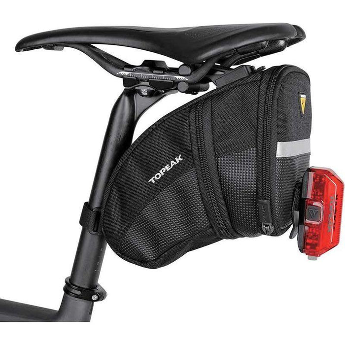 Topeak Aero Wedge Seat Bag - QuickClick Large Black