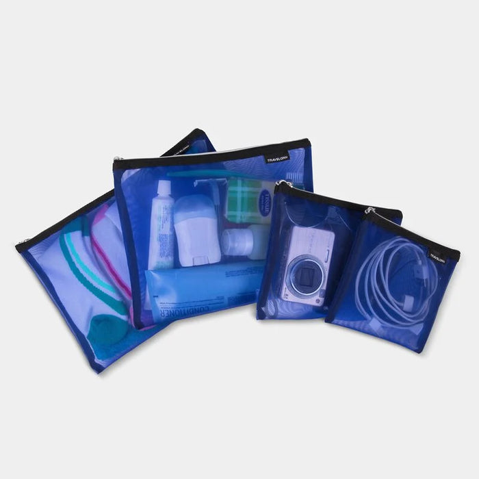 Travelon Set of 4 Mesh Pouches Lifestyle Packing Organizers