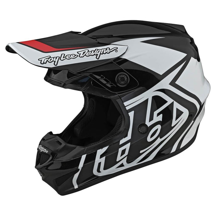 Troy Lee Designs Gp Helmet Overload No Mips Black/White Large