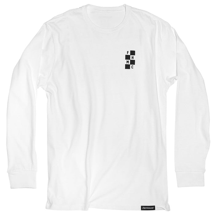 Fasthouse Chalet LS Tee White Large