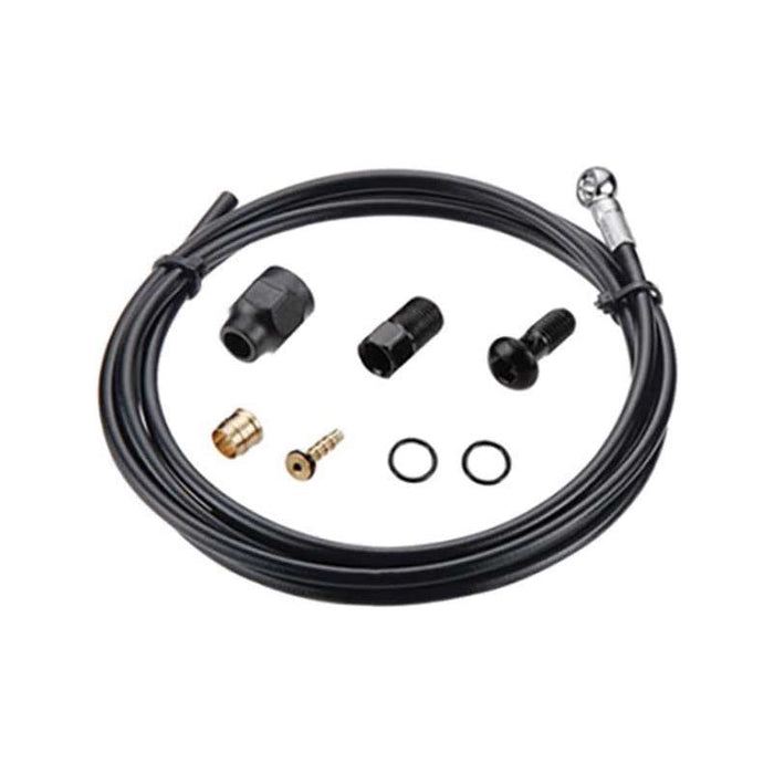TRP Disc Brake Banjo Hose Kit - 2000 x 5.5mm Black