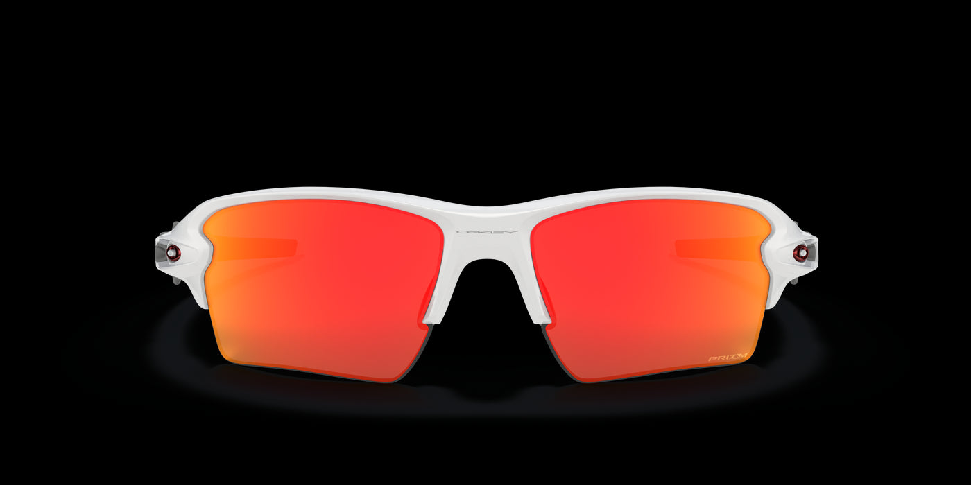 Oakley Flak 2.0 Xl Polished White W/ Prizm Ruby