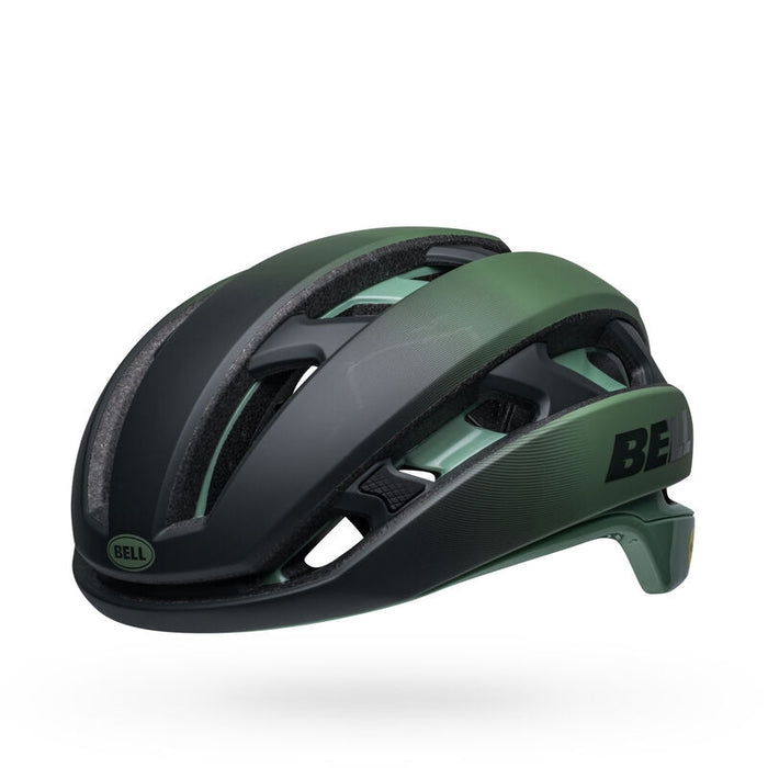 Bell Bike XR Spherical Bicycle Helmets Matte/Gloss Greens Medium