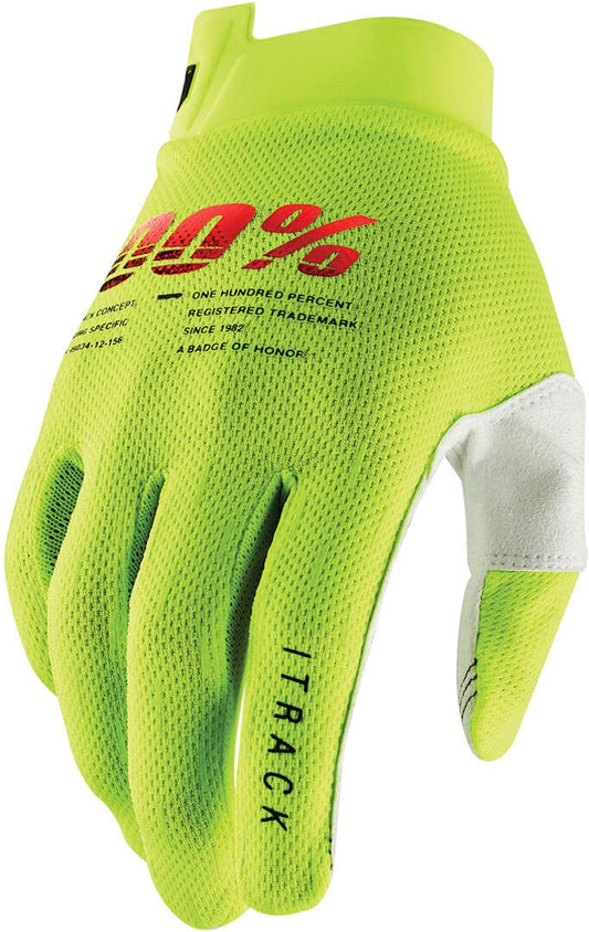 ITRACK Gloves Fluo Yellow - M