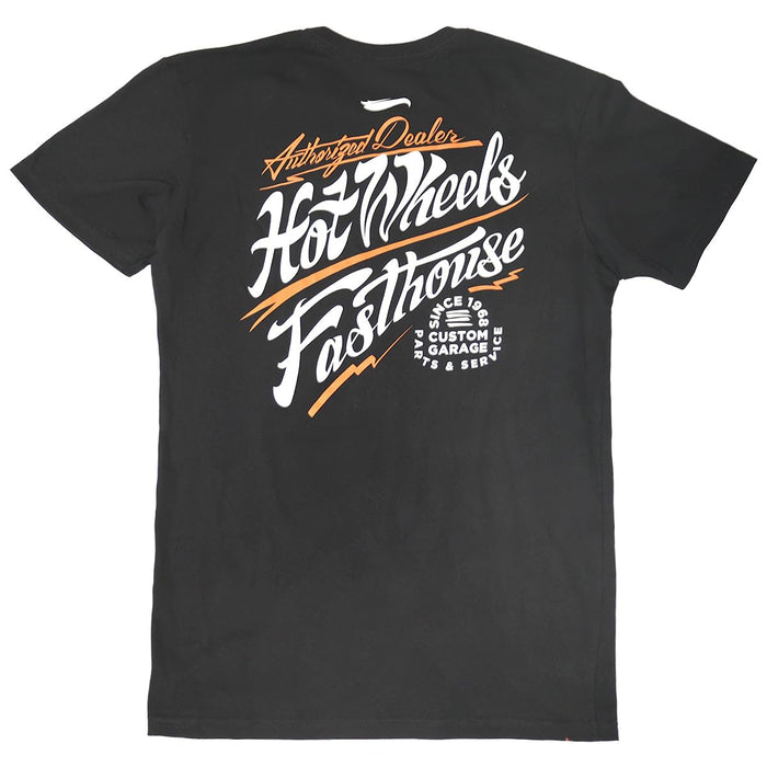 Fasthouse Hot Wheels Dealer Midweight SS Tee Graphite Black 2X-Large