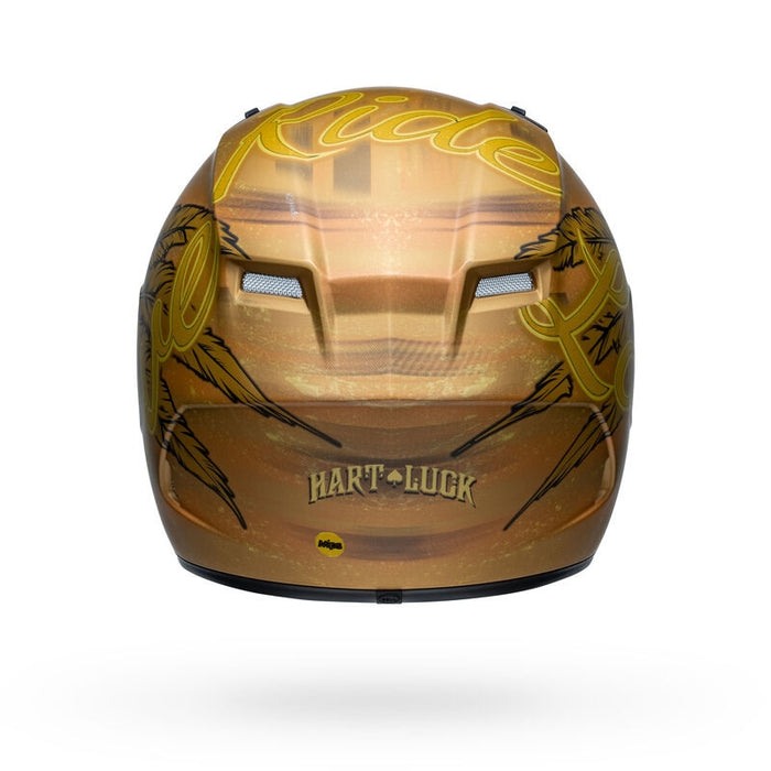 Bell Moto Qualifier DLX MIPS Hart-Luck Live Matte Gold X-Large