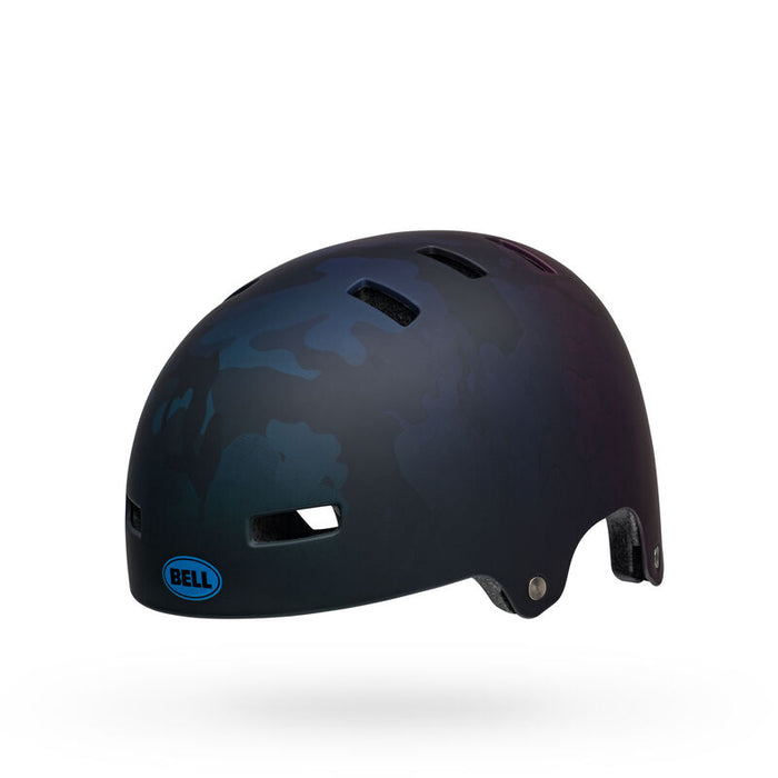 Bell Bike Span Bicycle Helmets Matte Black/Blue Camo X-Small