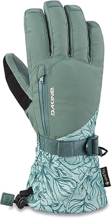 Dakine Leather Sequoia Gore-Tex Glove Womens Poppy Iceberg X-Small