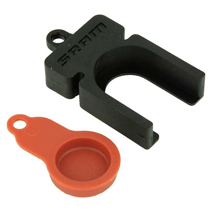 SRAM Monoblock Caliper 21mm Piston Removal Tool - For Level Ultimate/TLM/ eTap HRD Includes Plug and Removal Block
