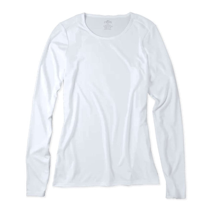 Hot Chillys Wopeach Skins Solid Crew Womens White X-Small